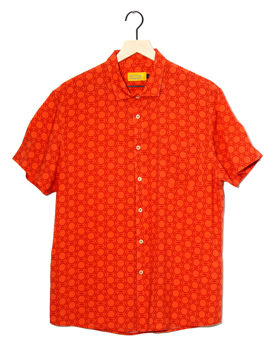 The Tangier Perfect Cut Short Sleeve Button-Down Shirt